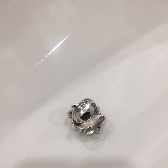 Multi stone ring/Sterling silver/much prettier in person - Picture 5 of 5